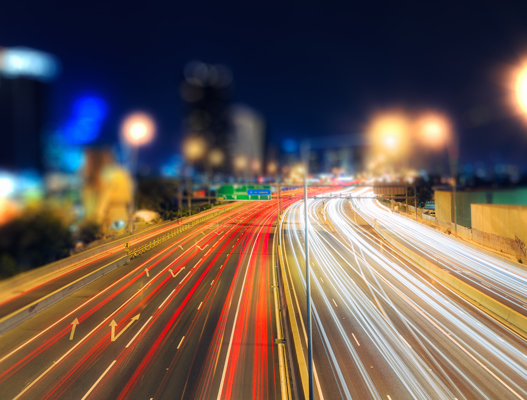 Nighttime, motorway, fast, dark